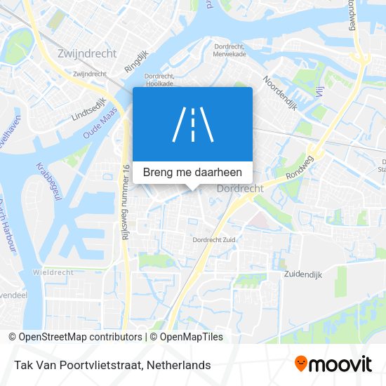Tak Van Poortvlietstraat kaart