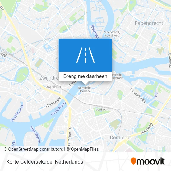 Korte Geldersekade kaart