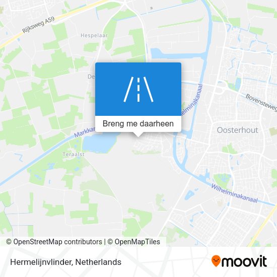 Hermelijnvlinder kaart