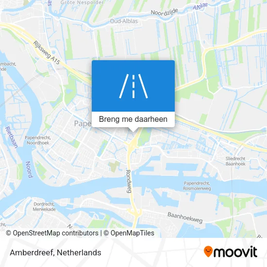 Amberdreef kaart