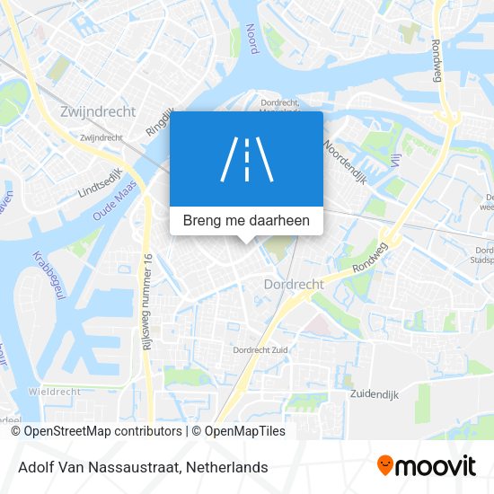 Adolf Van Nassaustraat kaart