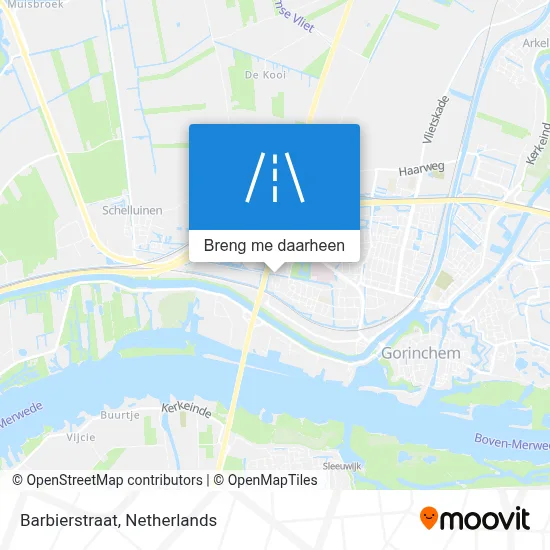 Barbierstraat kaart