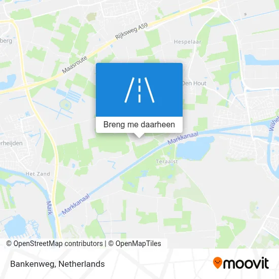 Bankenweg kaart