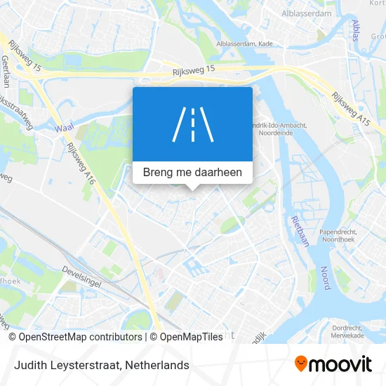 Judith Leysterstraat kaart