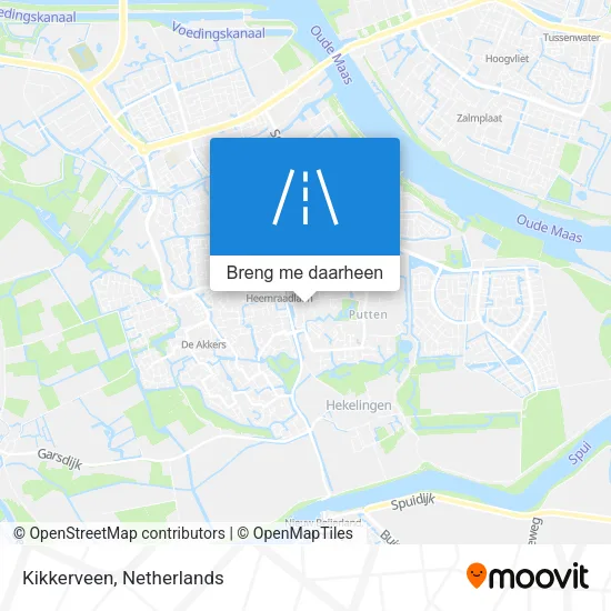 Kikkerveen kaart