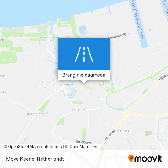 Moye Keene kaart