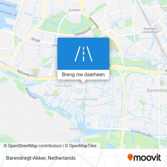 Barendregt-Akker kaart