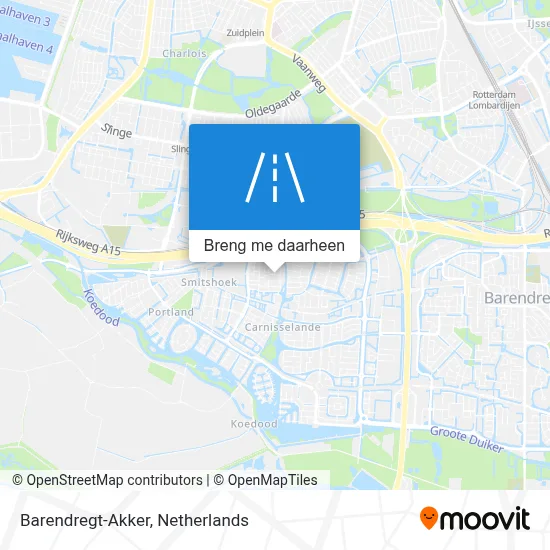 Barendregt-Akker kaart
