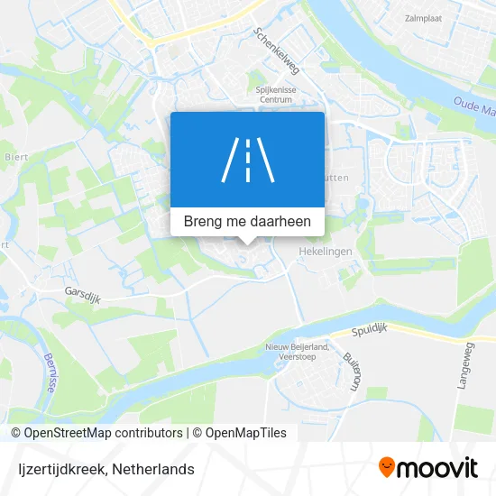 Ijzertijdkreek kaart
