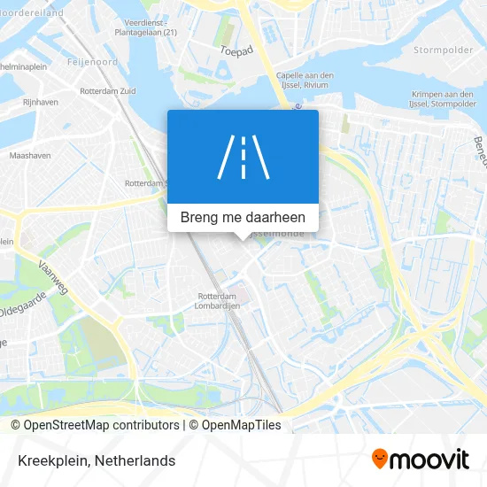 Kreekplein kaart