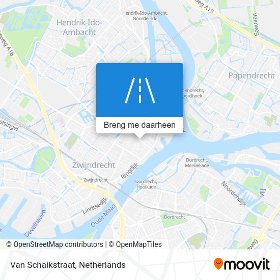 Van Schaikstraat kaart