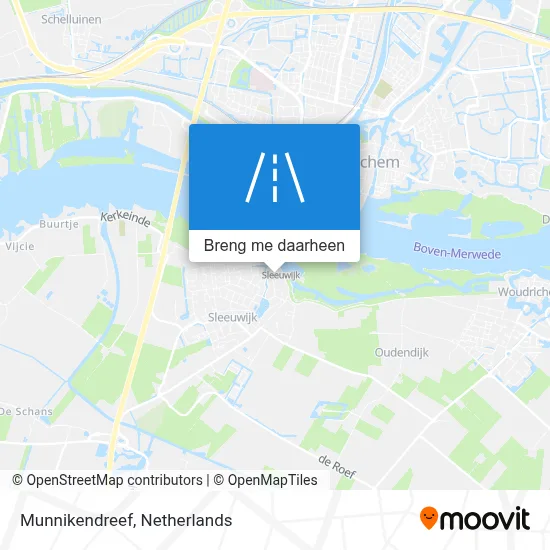Munnikendreef kaart