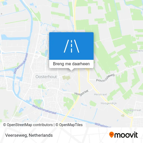 Veerseweg kaart