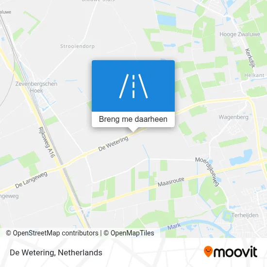 De Wetering kaart