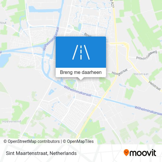 Sint Maartenstraat kaart