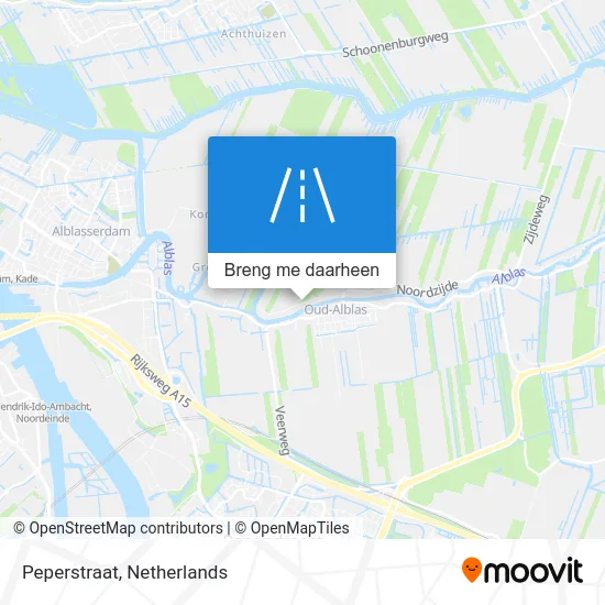 Peperstraat kaart