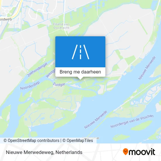 Nieuwe Merwedeweg kaart