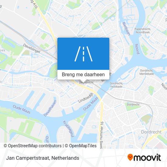 Jan Campertstraat kaart
