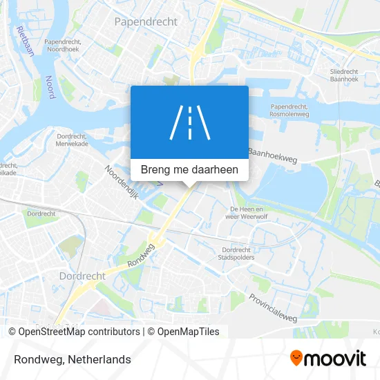 Rondweg kaart