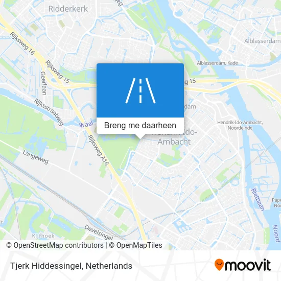 Tjerk Hiddessingel kaart