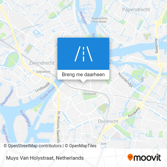Muys Van Holystraat kaart