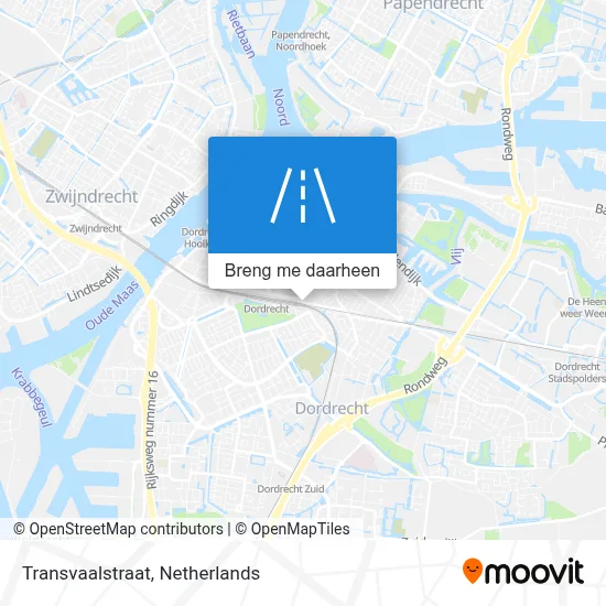 Transvaalstraat kaart