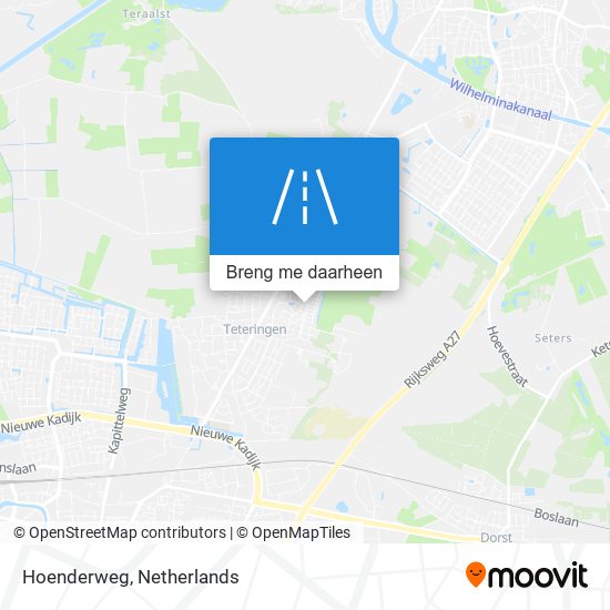 Hoenderweg kaart