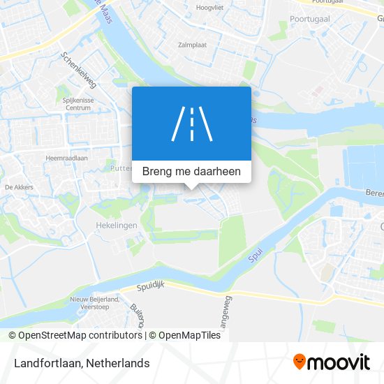 Landfortlaan kaart