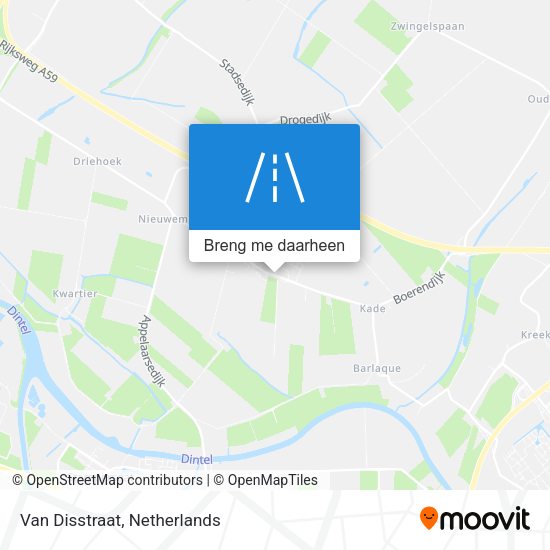 Van Disstraat kaart