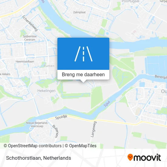 Schothorstlaan kaart