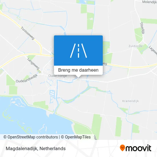 Magdalenadijk kaart