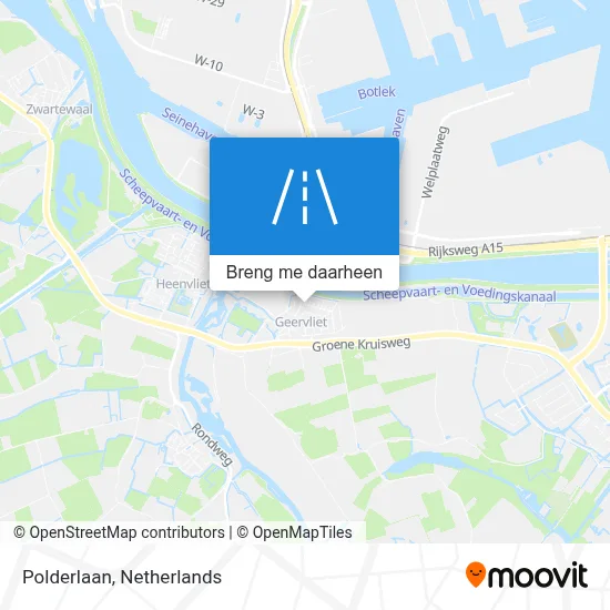 Polderlaan kaart