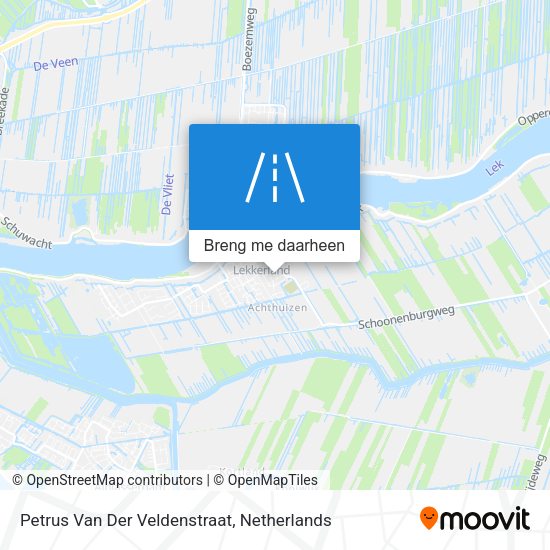 Petrus Van Der Veldenstraat kaart