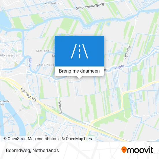 Beemdweg kaart