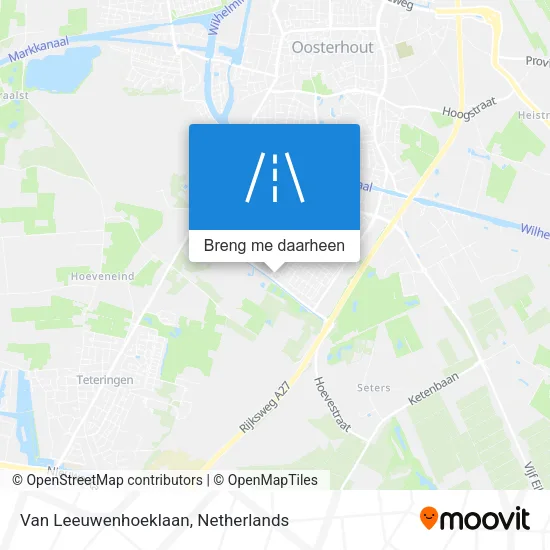 Van Leeuwenhoeklaan kaart