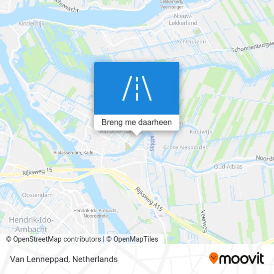 Van Lenneppad kaart
