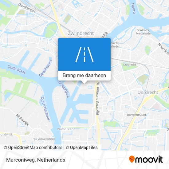 Marconiweg kaart