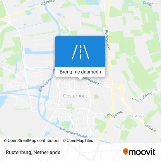 Rustenburg kaart