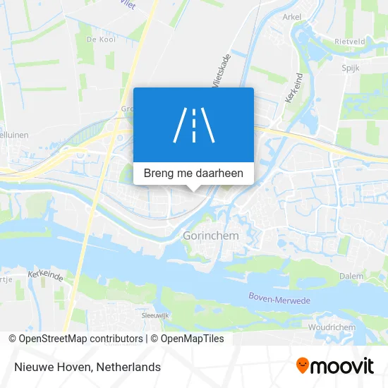 Nieuwe Hoven kaart
