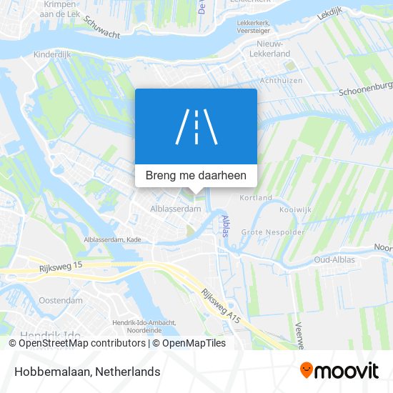 Hobbemalaan kaart