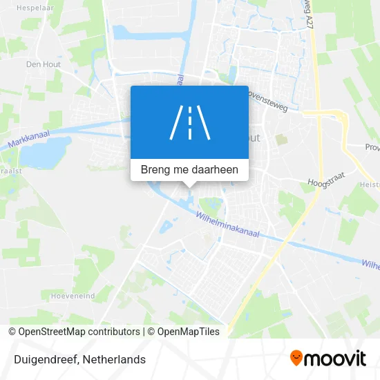 Duigendreef kaart