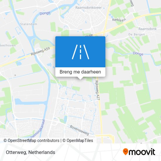 Otterweg kaart