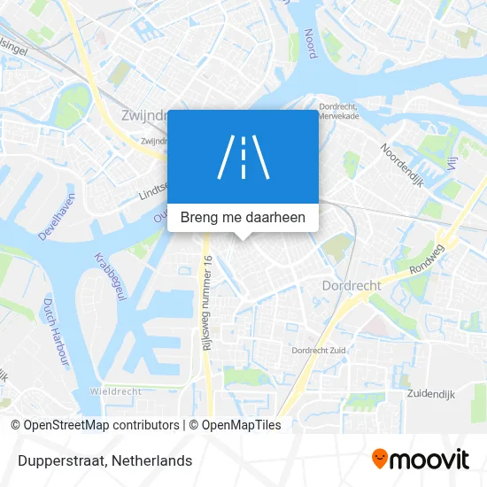 Dupperstraat kaart