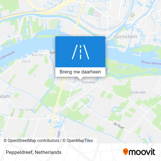 Peppeldreef kaart