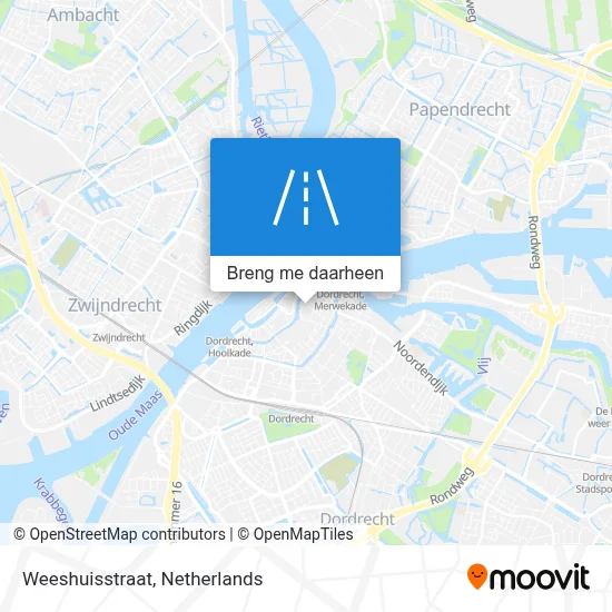 Weeshuisstraat kaart