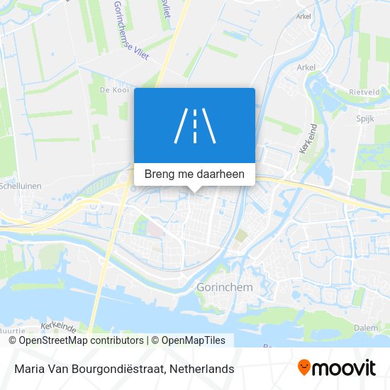 Maria Van Bourgondiëstraat kaart