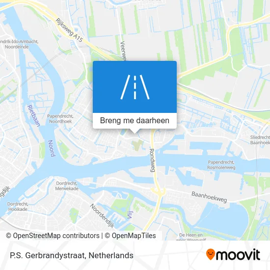 P.S. Gerbrandystraat kaart