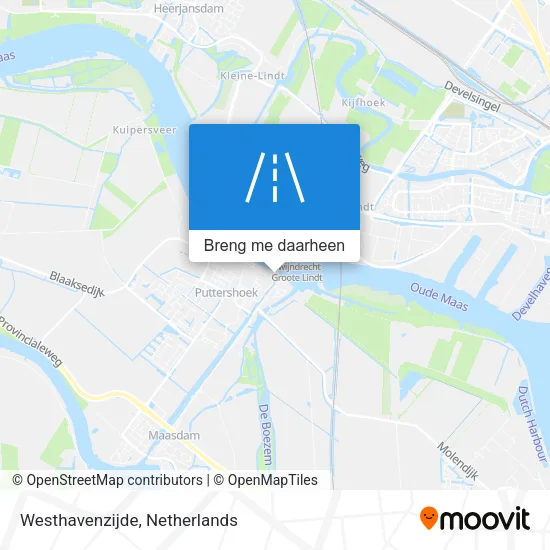 Westhavenzijde kaart