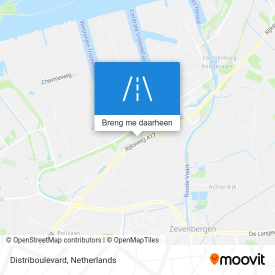 Distriboulevard kaart