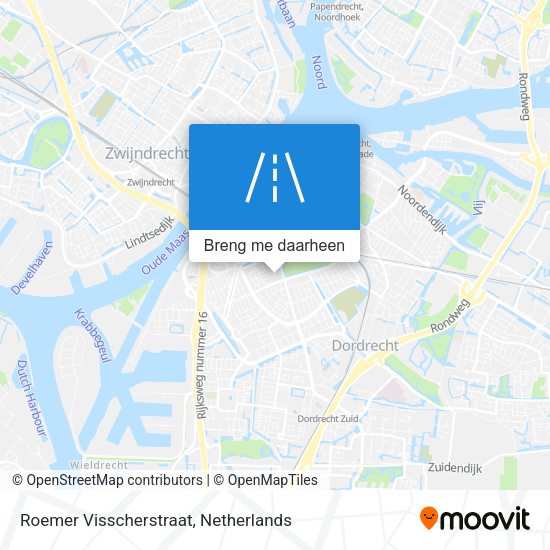 Roemer Visscherstraat kaart